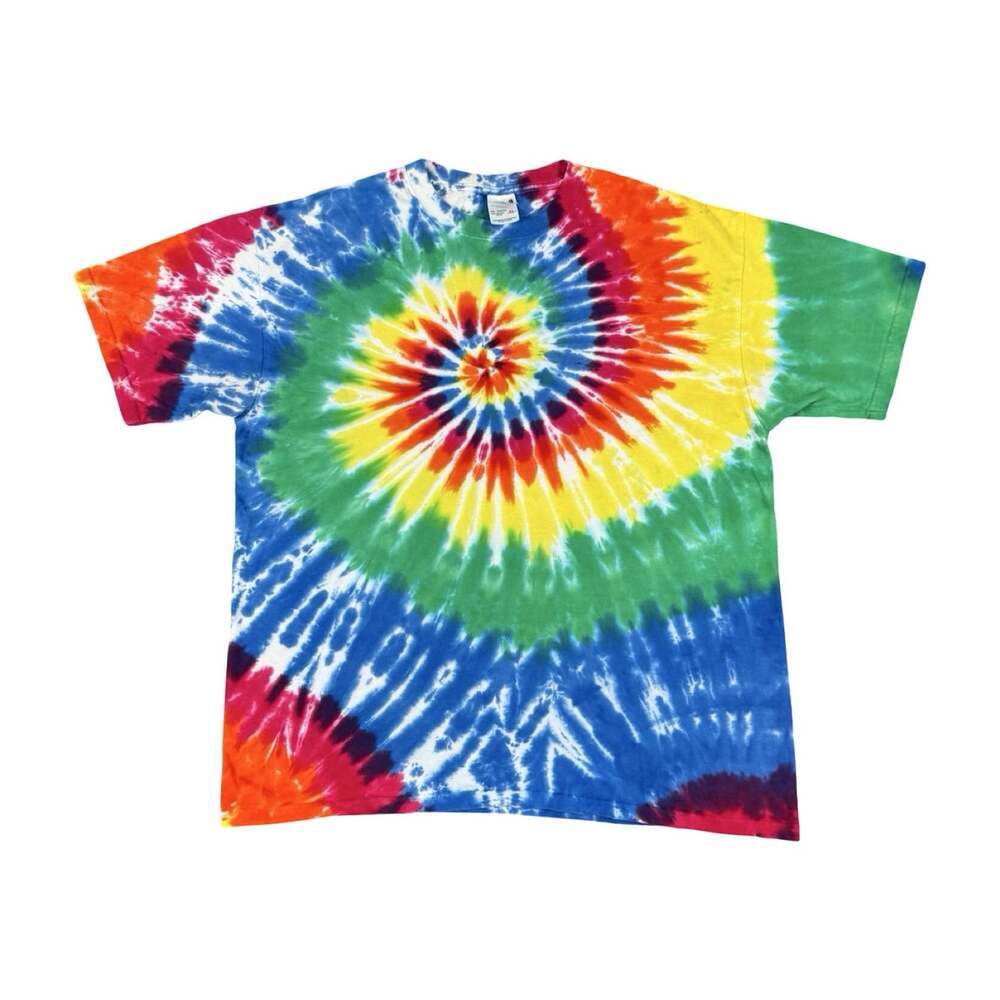 Vintage Anvil Tie Dye Short Sleeve Tshirt Size XL